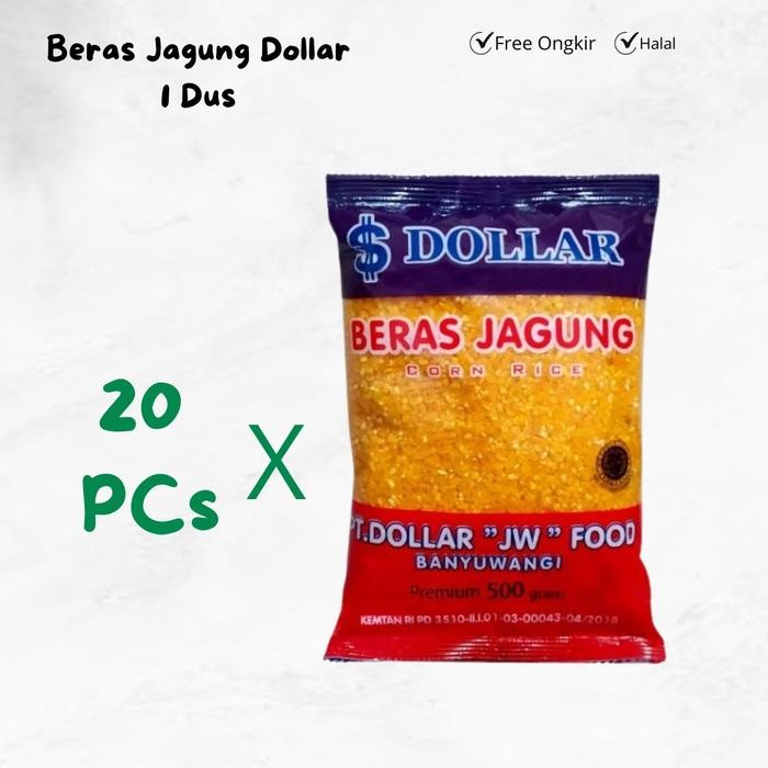 

1 DUS BERAS JAGUNG DOLLAR
