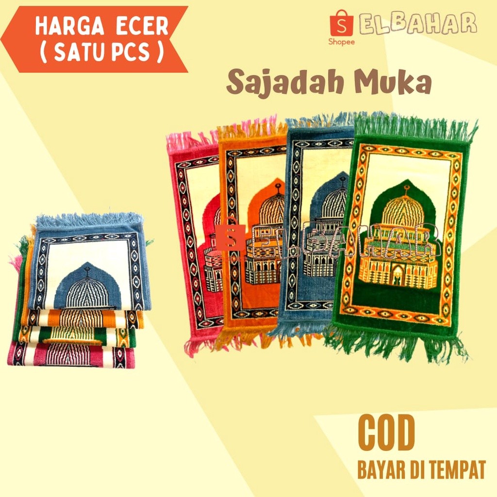 TERLARIS Sajadah Kecil Untuk Muka Bahan Tebal