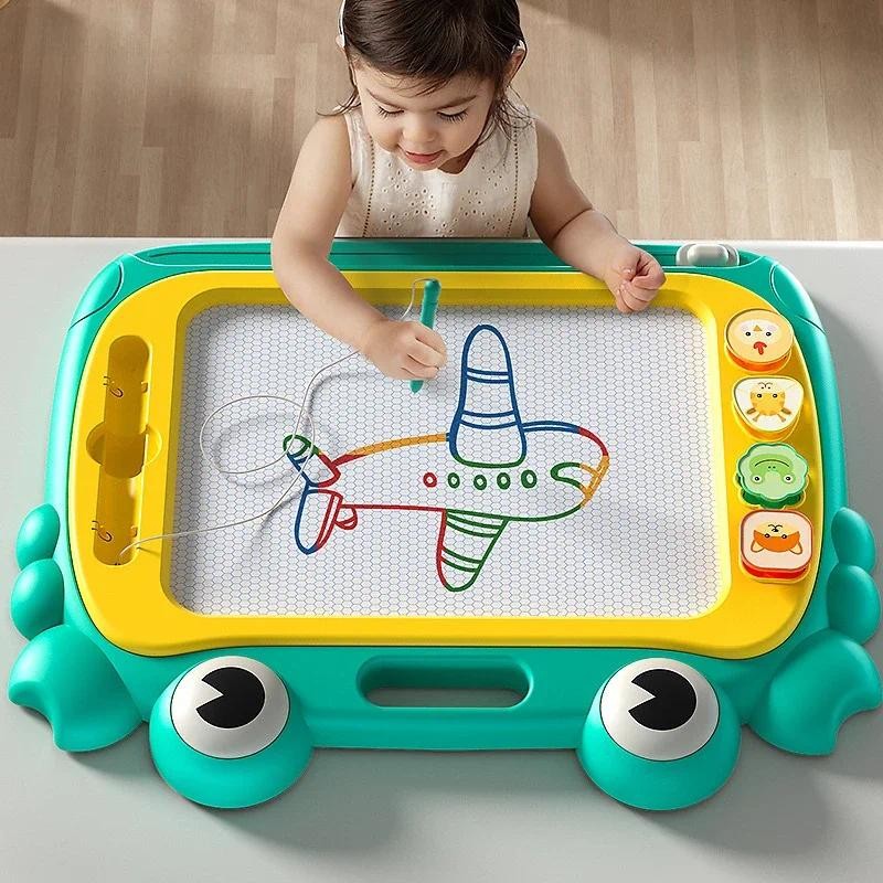 Children's Drawing Board Magnetic Drawing Board Toy Household Graffiti Board Baby Writing and Painti