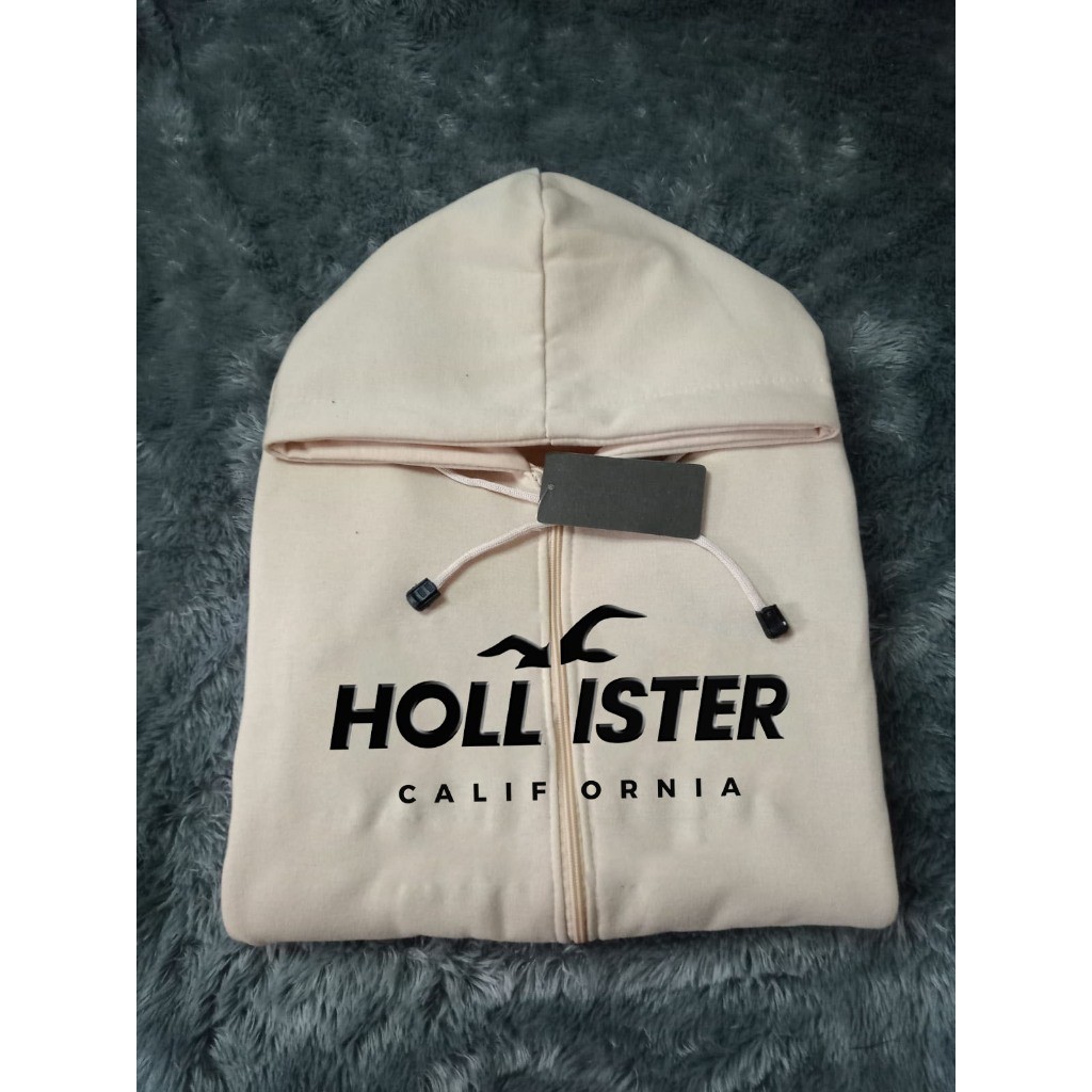 FAGRES_SHOP Jaket Hoodie STM Hollister California Zipper Hoodie STM Who Au Pria Wanita Premium High 