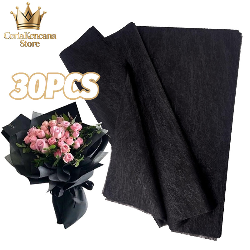 

30 Lembar Flower Wrap Cotton Paper Tissue Flower Wrapping Paper Packing Kertas Tissue Bouquet Flower Paper Wrapping