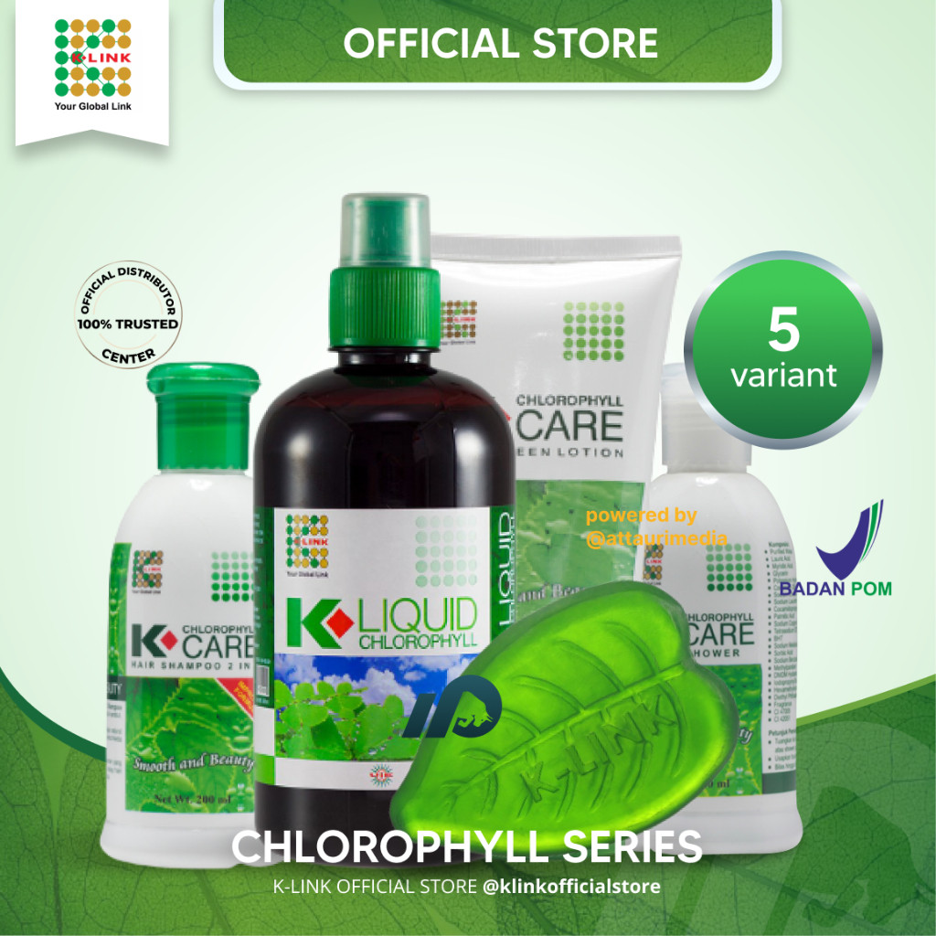 CHLOROPHYLL SERIES All Varian Lengkap (K-Care Chlorophyll Transparant Soap Sabun Klorofil, K-Care Ch