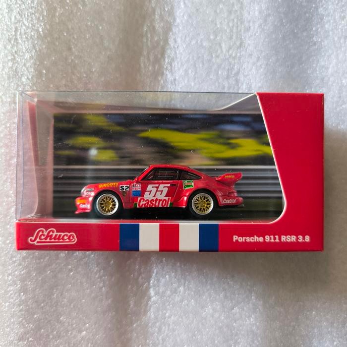 DIECAST TARMAC WORKS x SCHUCO PORSCHE 911 RSR 3.8 CASTROL #55
