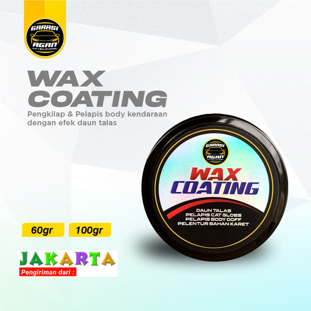ZN GARASI AGAN JAKARTA Wax Coating 100gr Body Mobil / Pengkilap Body Mobil / Pengkilap Body Mobil