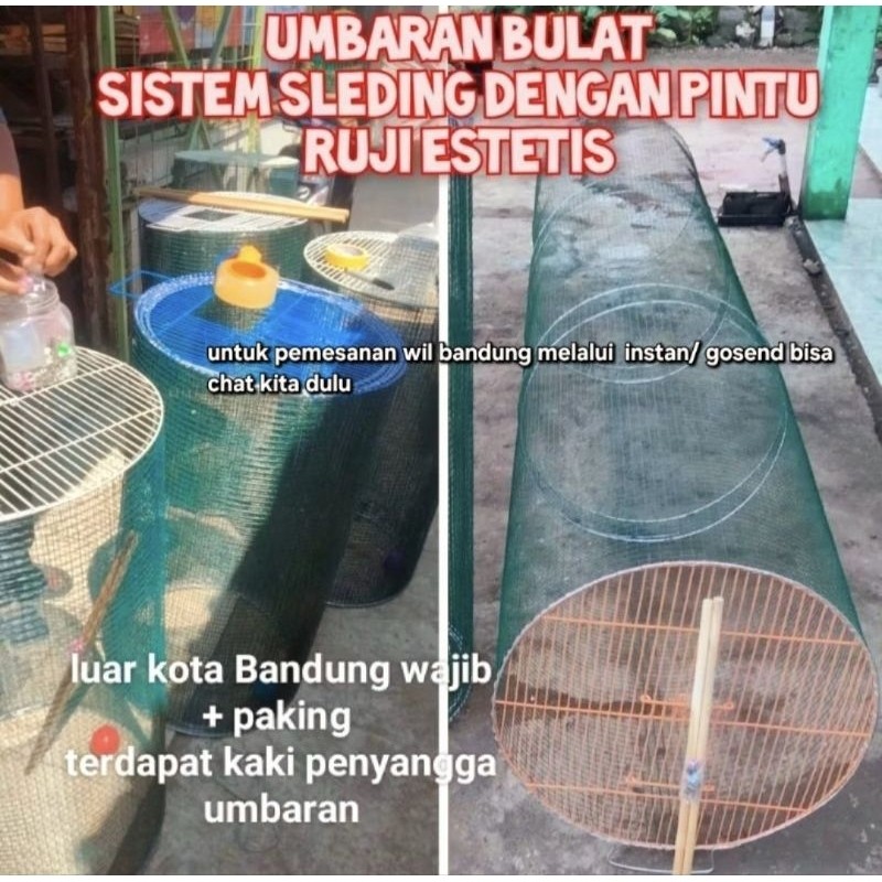 ARDHIANTOSHOP kuliaran / umbaran burung sleding bisa modif jungkat jungkit