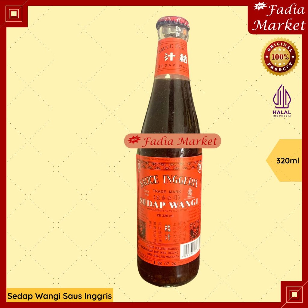 

Sedap Wangi Kecap Saus Inggris 300ml