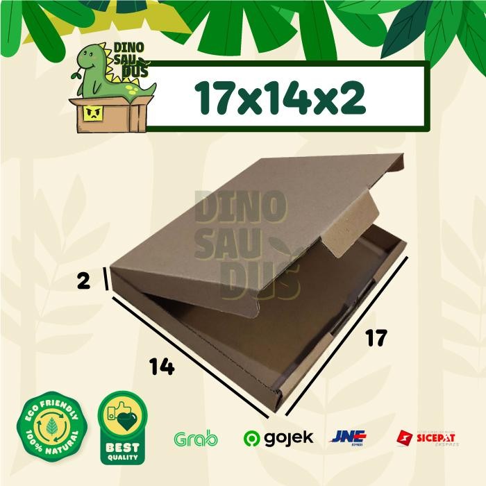 

17x14x2 CM KARDUS Pizza Corrugated Packaging Box packing Diecut