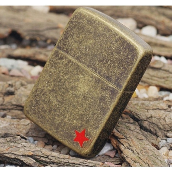 Korek Api Zippo Classical Gold Stars High BEST QUALLITY ORI