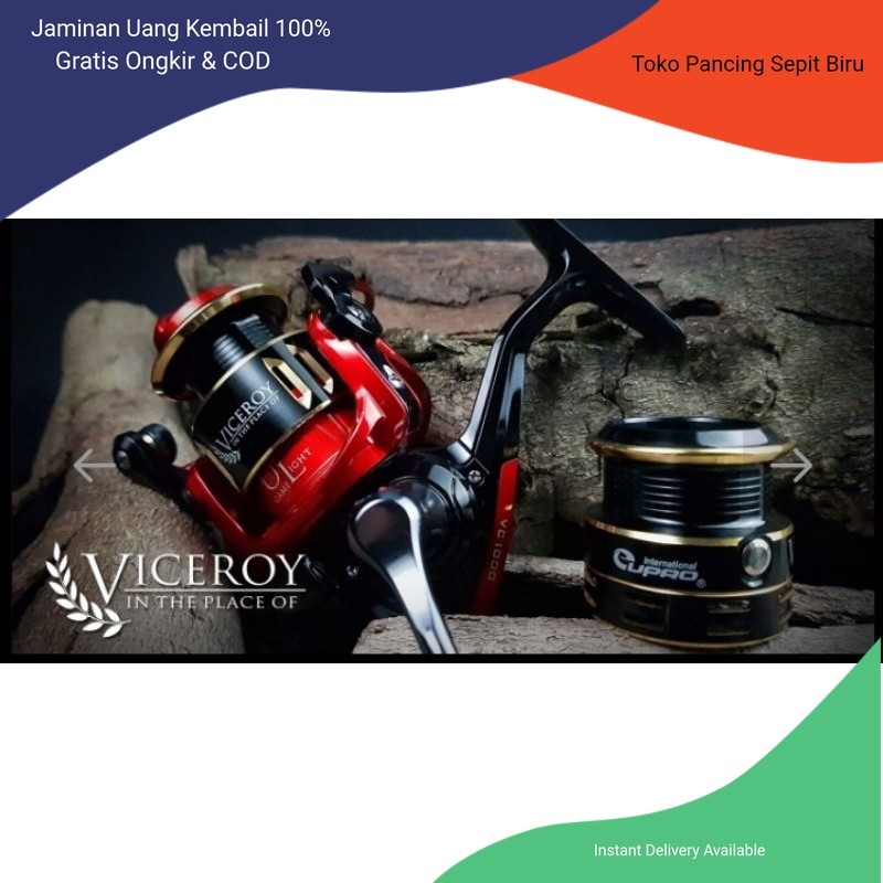 Reel eupro Viceroy 1000 spinning reel ultralight casting REEL PANCING | GULUNGAN PANCING | REEL CAST