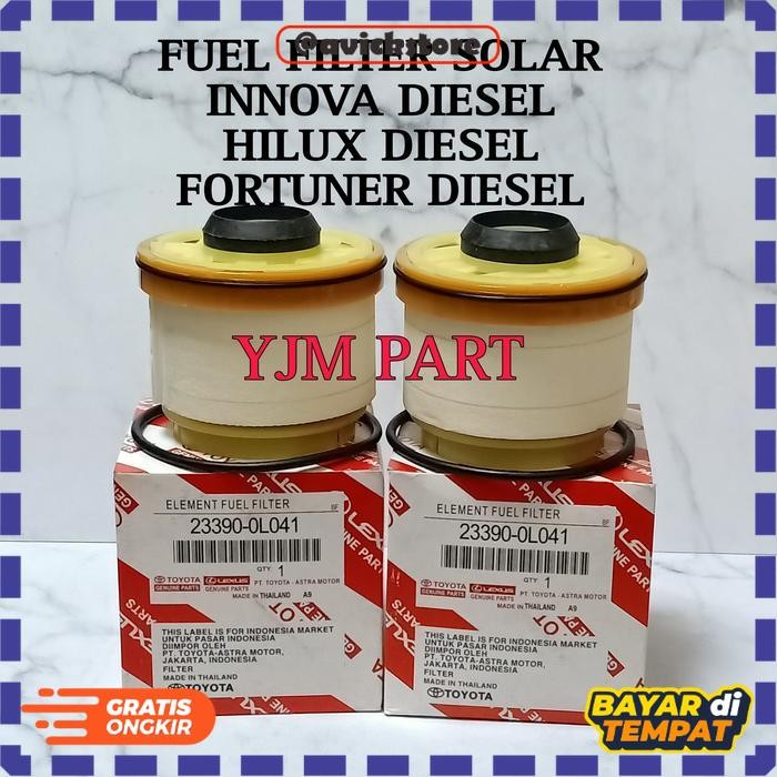 FUEL FILTER SOLAR SARINGAN SOLAR INOVA DIESEL HILUX FORTUNER DIESEL