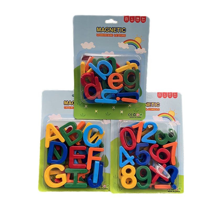 Mainan Angka Dan Huruf Magnet 26/37pcs Magnet Huruf Dan Angka Magnetic Huruf Magnet Untuk Belajar