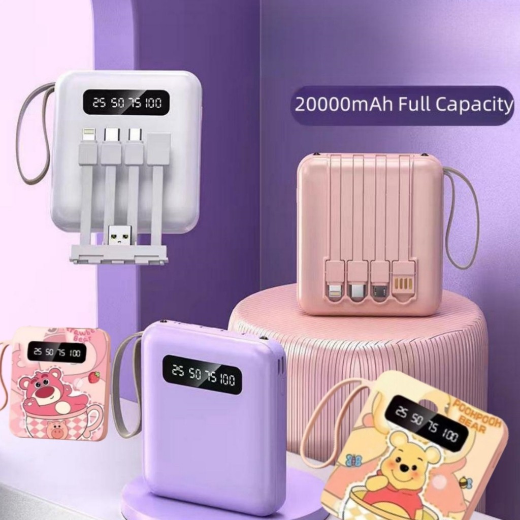 Powerbank Mini 20000mAh Power Bank Stay Connected pawer bank original 100% ori  Long-lasting Lightni