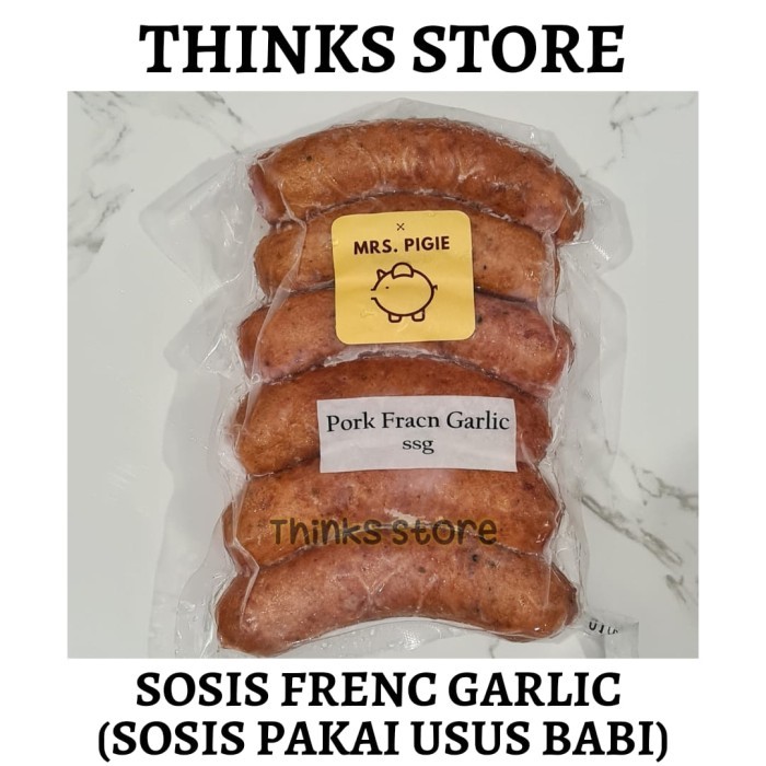 

DG Sosis Babi Smoked Garlic - Smoked Garlic French Sausage