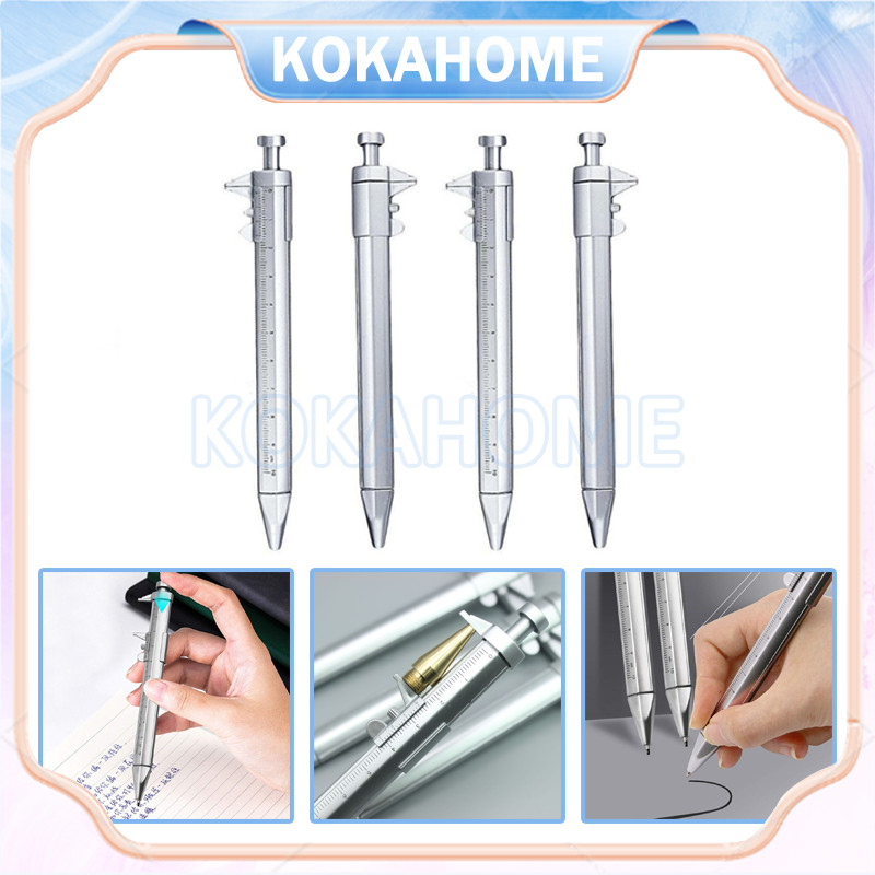 

pulpen tulis mistar ukur multifungsi / alat ukur multifungsi penggaris skala / pena vernier caliper