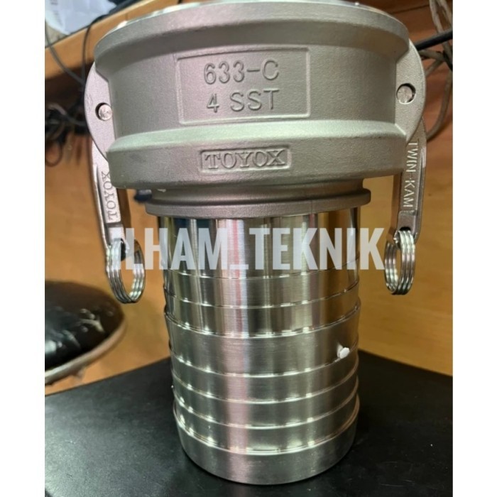 camlok 4" inch stainless