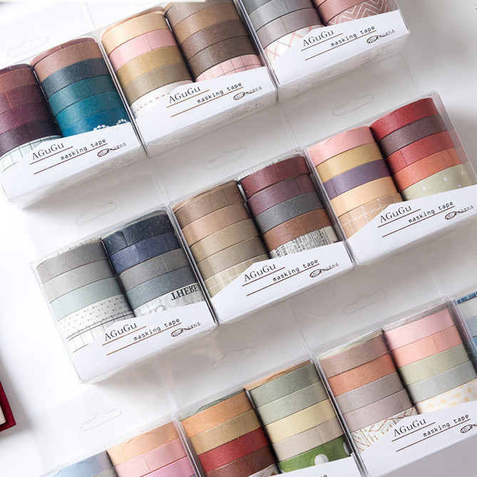 

Set 10 Selotip Warna Warni Washi Tape Masking Tape Aesthetic Dekorasi Jurnal Washi Tape Selotip Washi Lucu Journal DIY Scrapbook