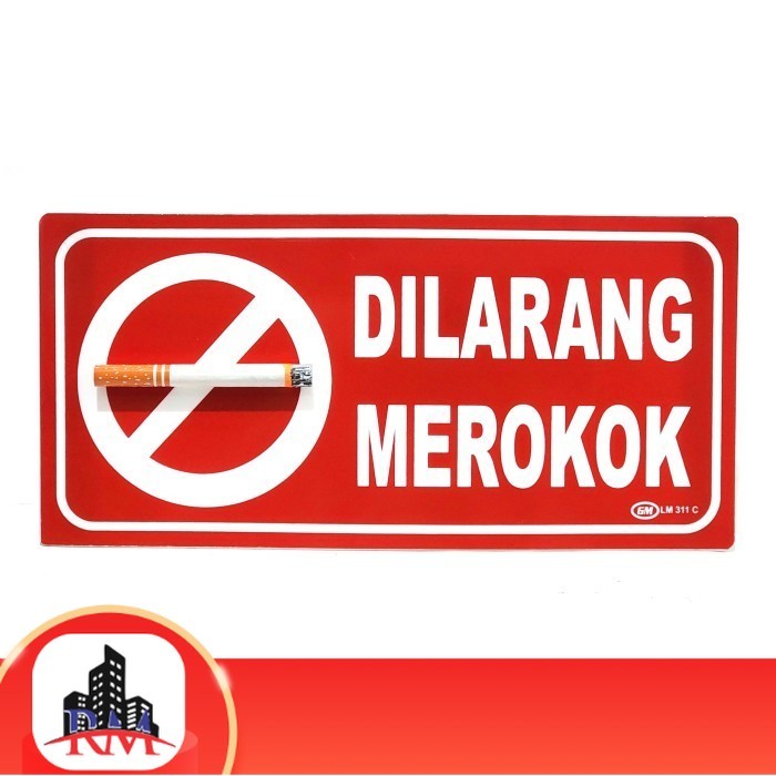 

Papan Tanda / Sign Board / Label Acrylic DILARANG MEROKOK 3D LM 311 C