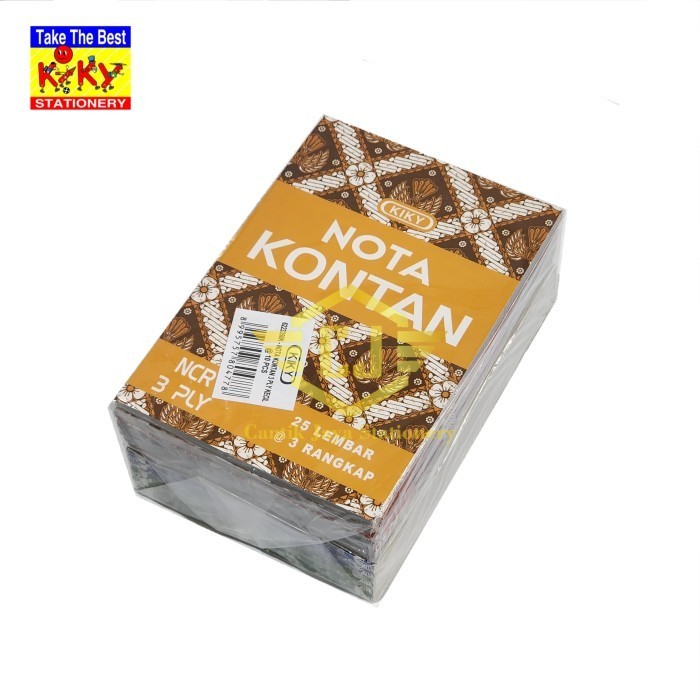 

1 PAK / 10 Buku Nota Kontan KIKY K3 NCR / Kecil 3 PLY / 3 Rangkap