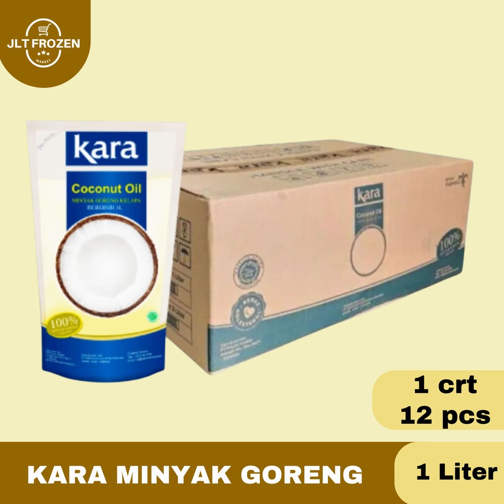

Kara Minyak Coconut Oil / Minyak Goreng Kelapa 1 Liter 1 Karton / 12 PCS