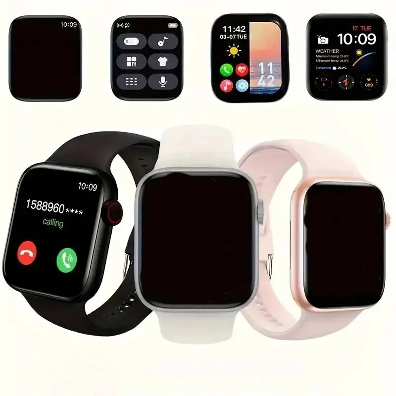 

LAXASFIT New Smart Watch 1.73 inch Color Screen Full Touch Custom Dial Bluetooth Call Men Women Smart Watch Android IOS