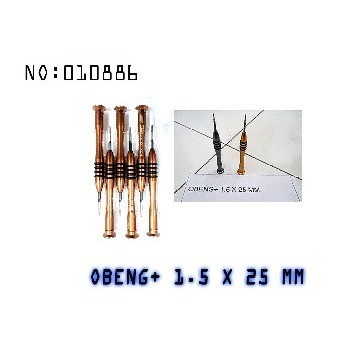 OBENG PLUS + 1.5 1,5 X 25 MM COKLAT CROS