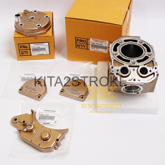 READY BLOK PDK BW GOLD + PISTON SET 130011399 + HEAD + KUPINGAN  Tanpa pistonset ORIGINAL