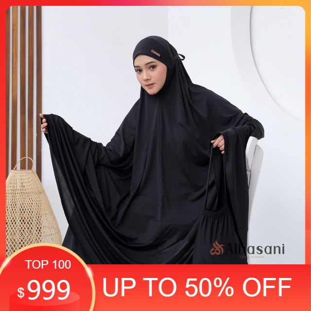 Alhasani Official Store - Mukena Syahda Mukena Jersey Malaysia Premium-SYAHDA
