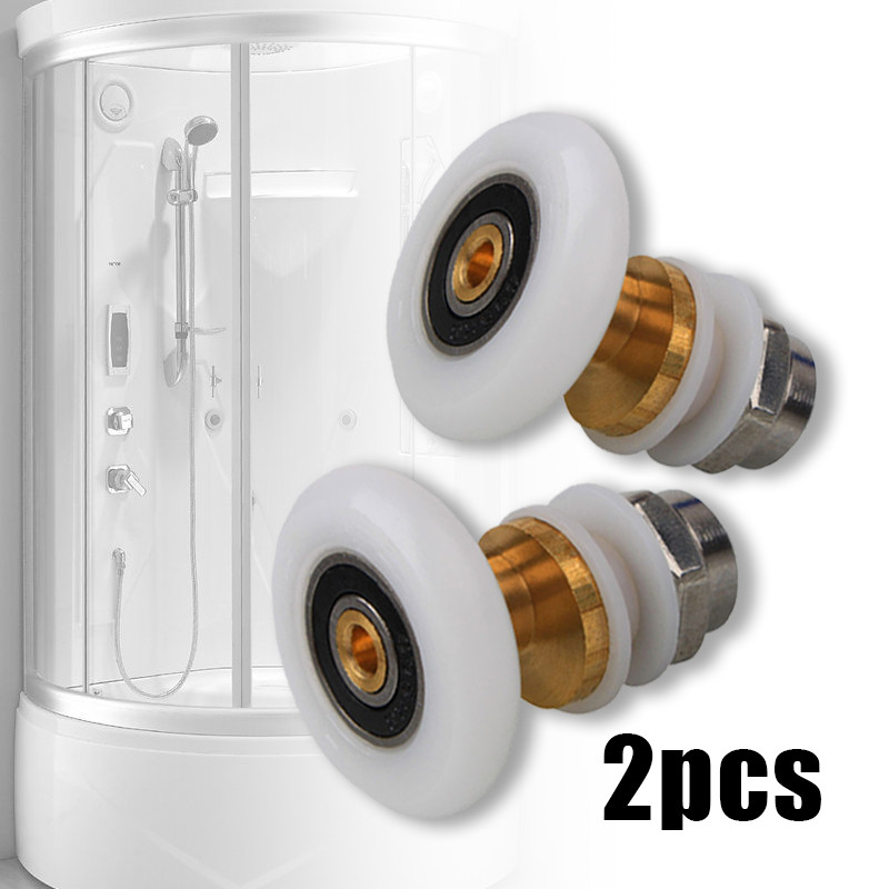 Roda Shower Box /Roda Sliding Pintu Kamar Mandi/Roller Pintu Shower-2pcs 25mm