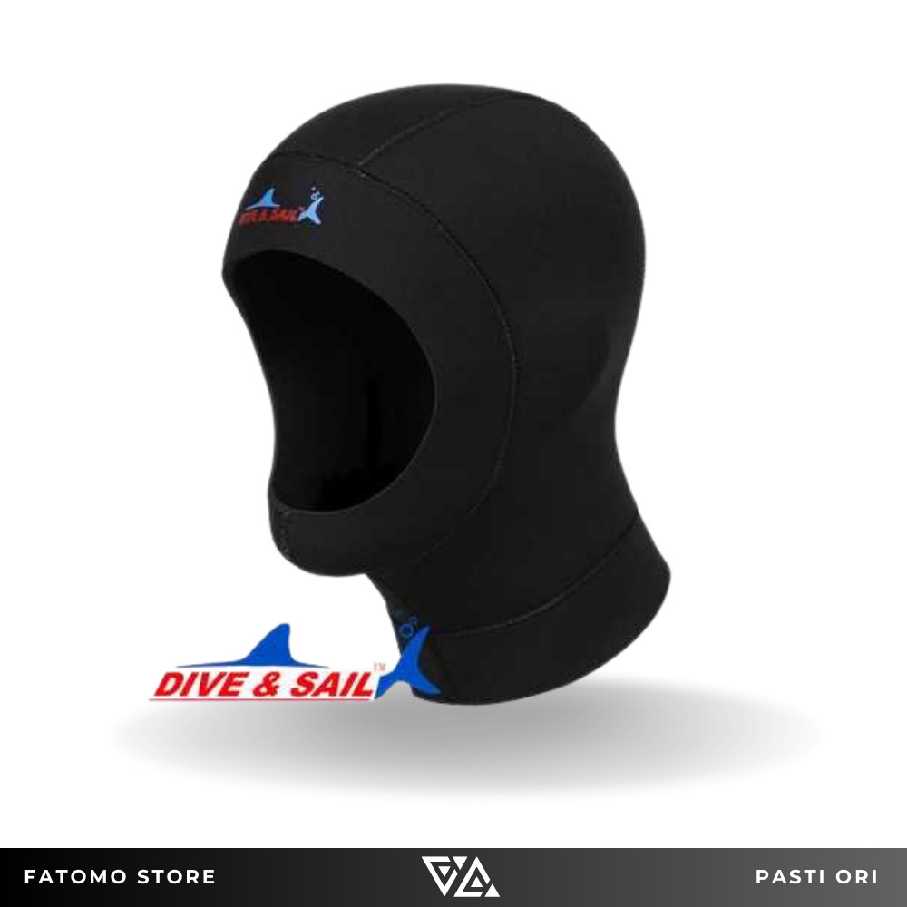 Dive & Sail Hood Scuba Diving DH-002 Menyelam Snorkeling Ultra Tipis Neoprene