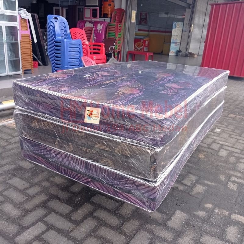 PROMO TERMURAH Tilam Busa 3 Kaki Kain Resleting Tebal 15cm - Kasur Ekonomis 90x190 - Medan by Homeme