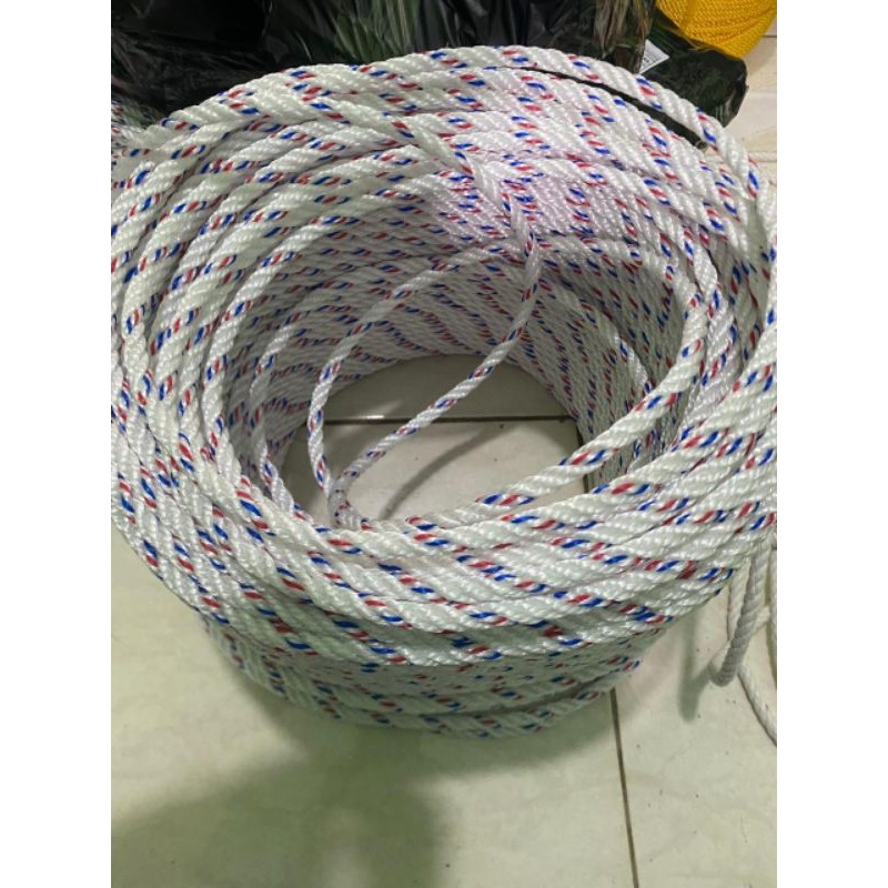 

Tali Tambang PLASTIM 8 mm 50 Meter / Tali Tambang Eceran / Tali Tambang Serbaguna