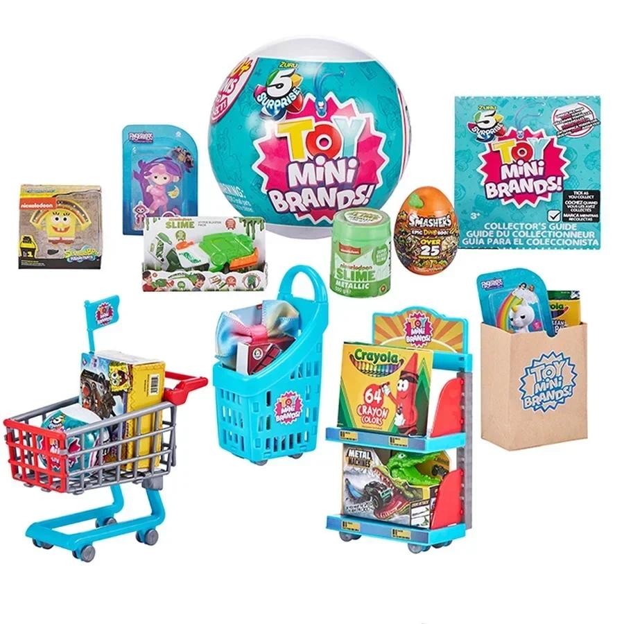 Mini Brands Gashapon Capsule Toy Surprise Ball Mystery Box Supermarket Shopping Scene Miniature Coll