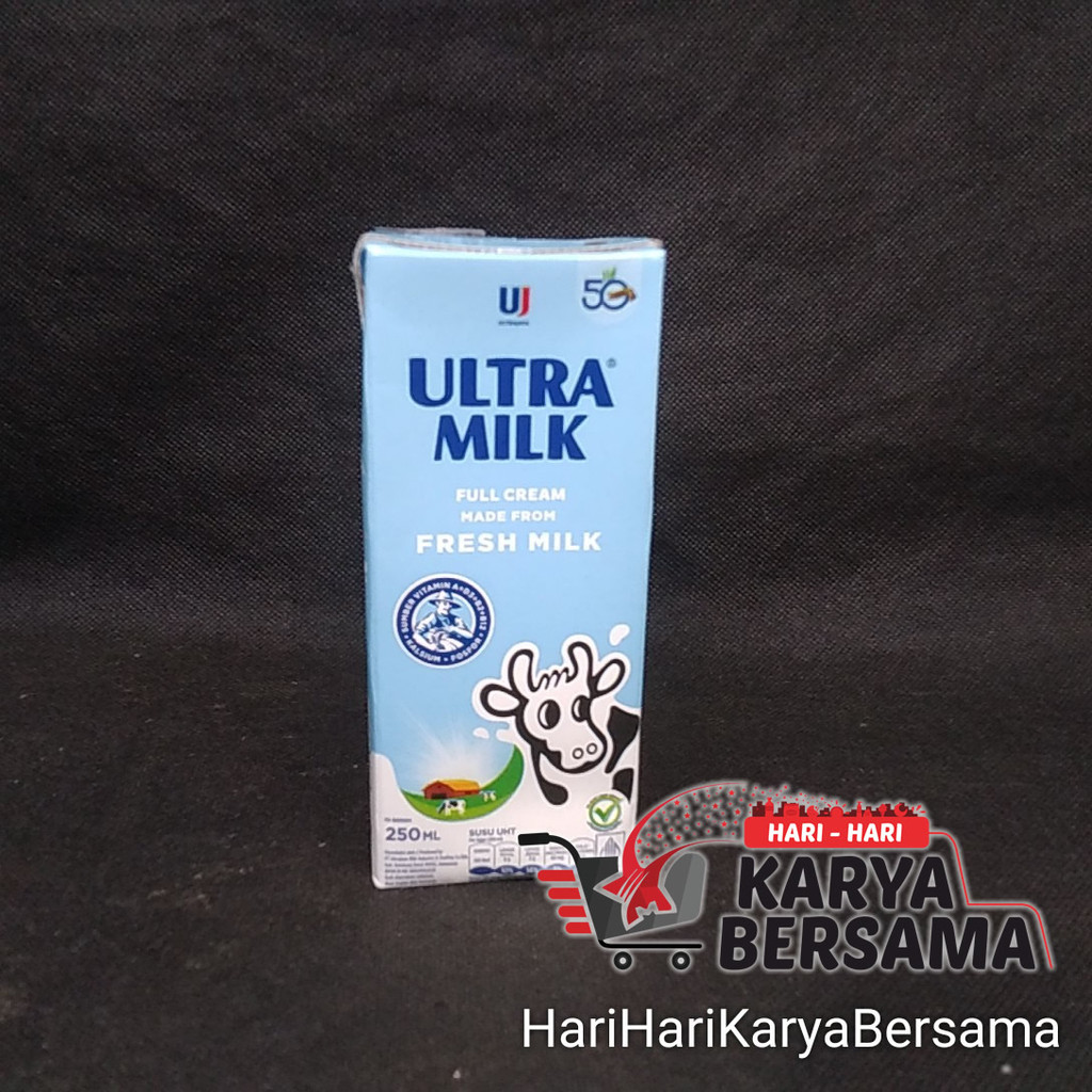 

MINUMAN SUSU CAIR ULTRA MILK UHT PLAIN 250ML