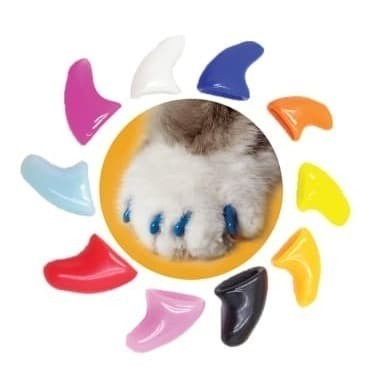Pop Cat Nail Caps Kit Polos - Pelindung Kuku Kucing isi 20