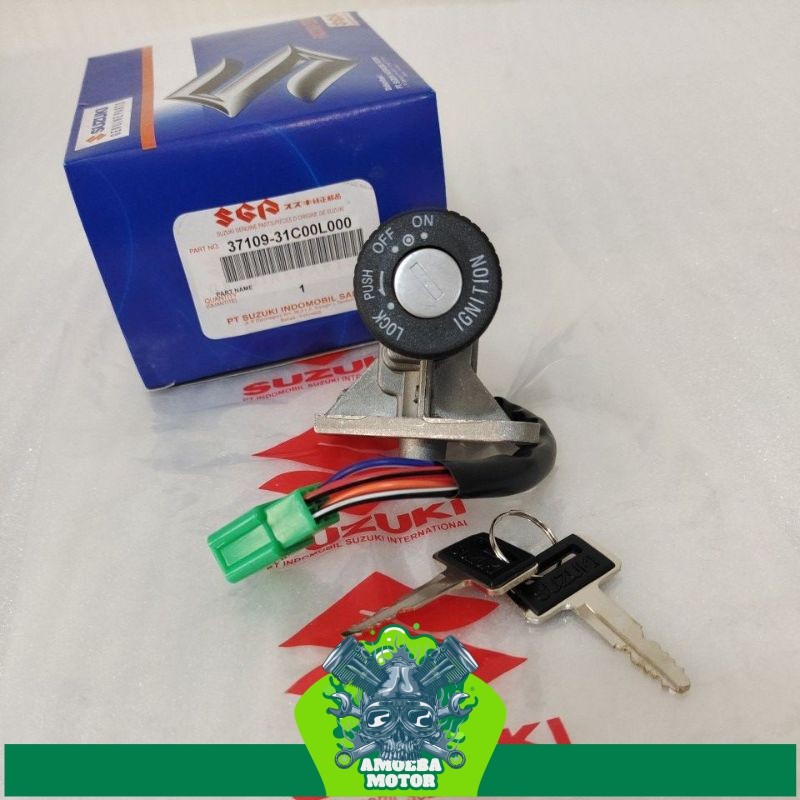 Kunci Kontak Key Set Suzuki Crystal  ORIGINAL
