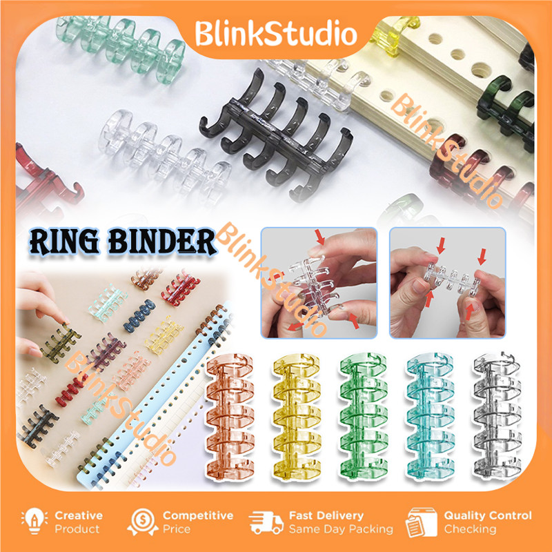 

Binder Ring Binding /5 Holes Loose Leaf Plastic Ring