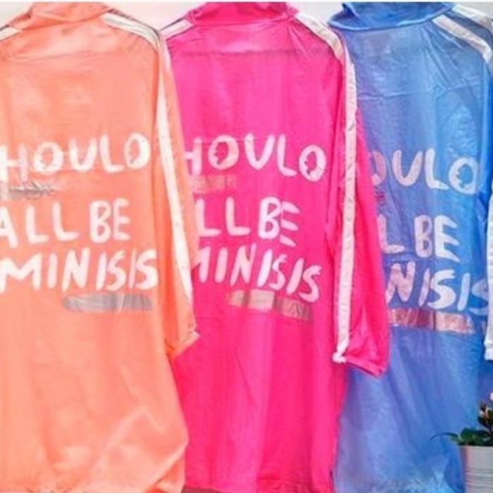 Jaket parasut wanita ,sepeda , olah raga.. korea style .. import - Biru