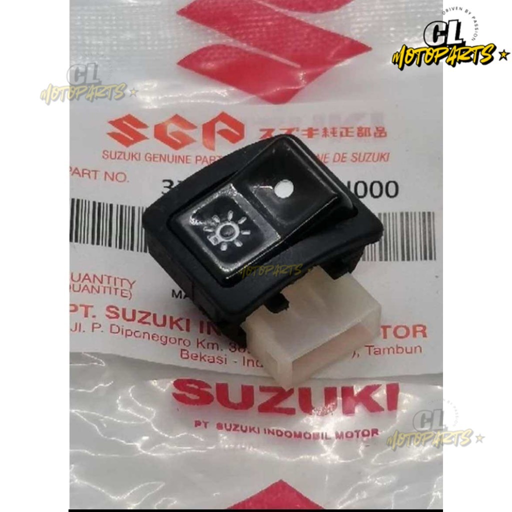 CL - Tombol Lampu On Off Smash Old New Shogun 125 [SUZUKI] Of op opp switch swith swit unit asy assy
