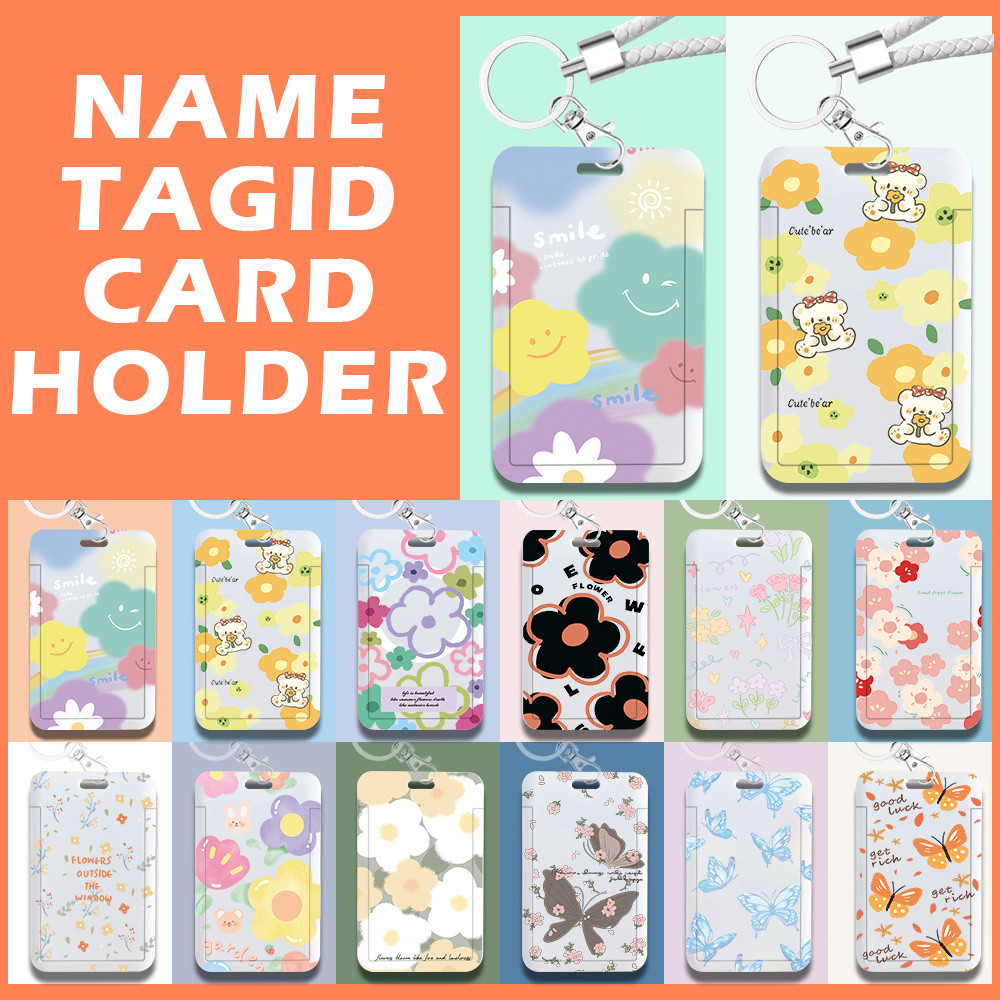 

ID CARD HOLDER MOTIF Smiling Flower PHOTOCARD PHOTO CARD