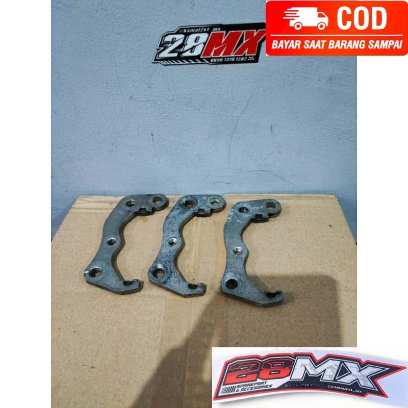 28MX PROMO BREKET DUDUKAN KALIPER DEPAN KLX G KLX BF KLX S KLX L DAN DTRACKER OLD ASLI ORIGINAL COPO
