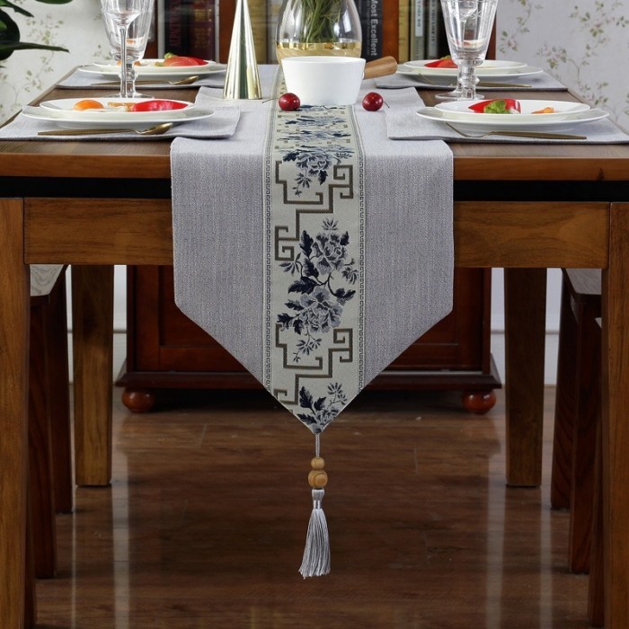 Table Runner Oriental Chinese Panjang 3,5meter Super Premium Quality