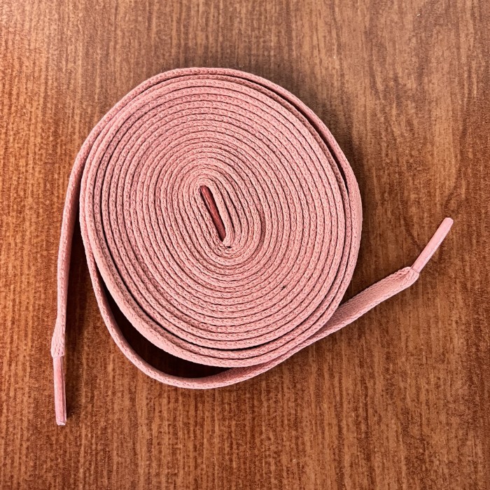 ❰PREMIUM❱ -Best Quality Tali sepatu nike jordan nike air force 1 original laces all brand - Peach 16