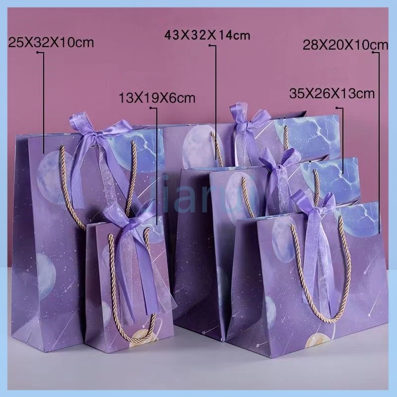 

Jiarui Paper Bag Tote Bag / Gift Box Tote Bag / High-end Gift Paper Bag