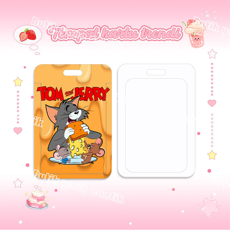 

ID Card Holder,Tempat Kartu Kartun Tom and Jerry yang Stylish, Cocok untuk Kantor/Sekolah, Kartu Pelajar/Kartu Transportasi, Kartu Akses, KTP, Flazz, Kartu Kredit Elektronik dan Uang Elektronik.