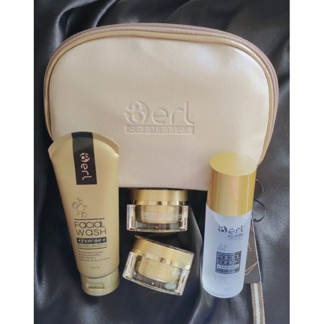 Paket Lightening Series B Erl Cosmetics / Paket Skincare B Erl / B Erl Skincare Halal BPOM / B Erl C