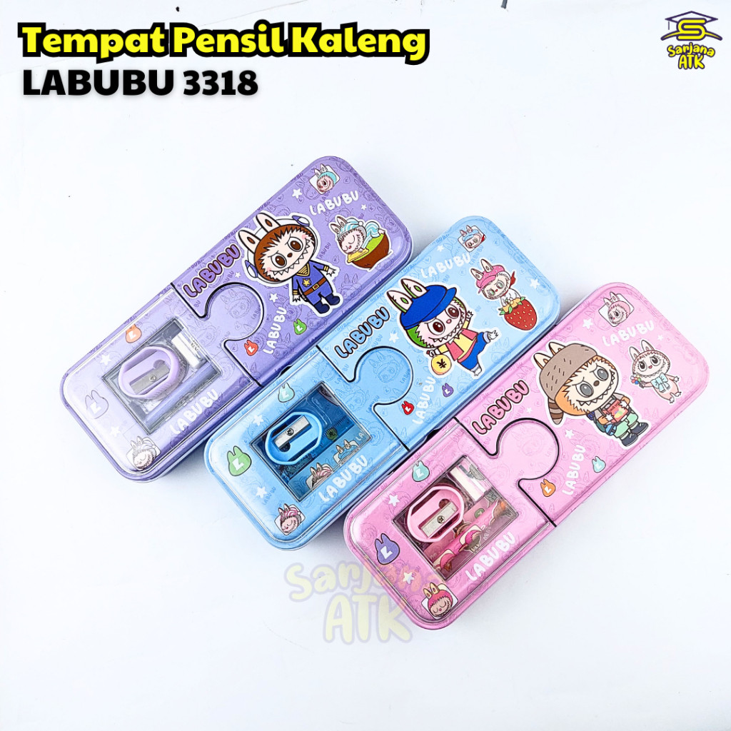 

Tempat Pensil Set / Kotak Pensil Kaleng Set / Tempat Pensil Set Karakter LABUBU 3318