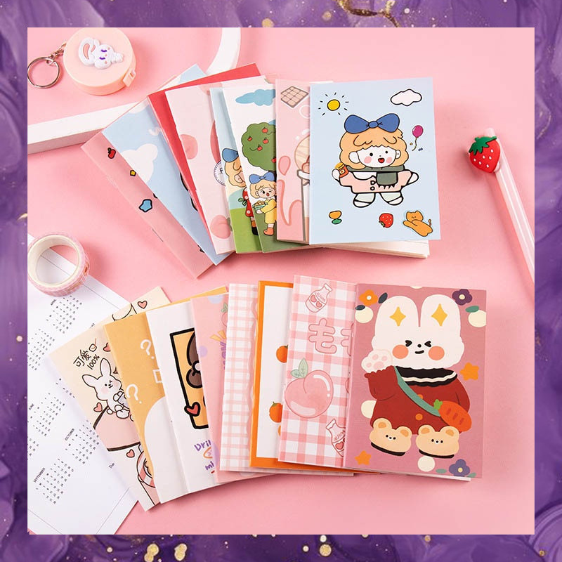 

(SBA) Notebook MINI Buku Tulis Kecil Note Memo Book Motif Lucu NM0129A2