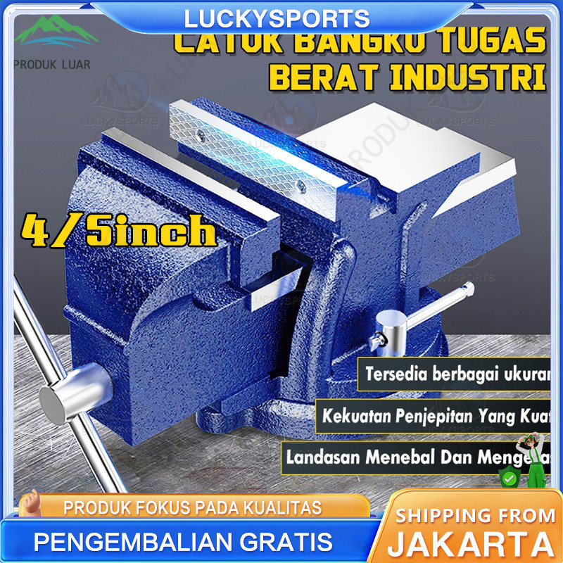 Catok Clamp 5'' / catok paron / Ragum Klem / Catok Meja / Bench Vise / Ragum Tanggem Alat Jepit Serb