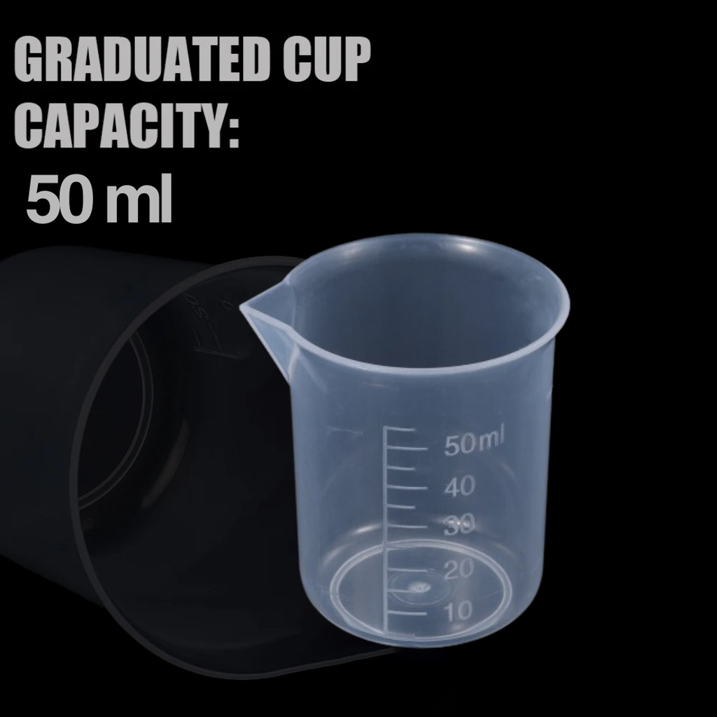 BURSON Gelas Ukur Plastik Dapur Laboratorium Measuring Cup - B4 [ IKF ]