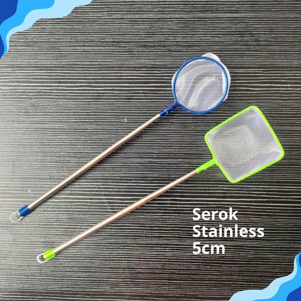 Seser Saringan Serok Jaring Kutu Air Kutir Artemia Ikan Kecil Cupang Guppy Molly halus bahan Stainle